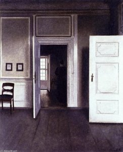 Interior, Strandgade 30 — Vilhelm (hammershøi)hammershoi
