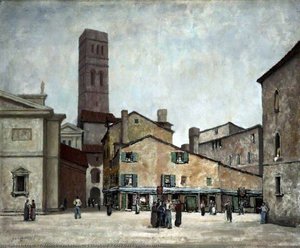 Grey Day, Venice (recto) — Frederick Hawkesworth S Shepherd