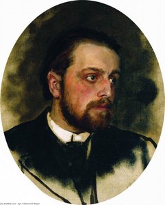 Portrait Of Writer Vladimir Grigorievich Chertkov — Ilya Yefimovich Repin