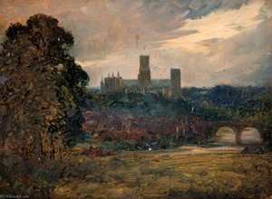 Castle, River And Viaduct — Joseph Alfonso Toft