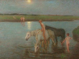 The Riverbank — William Edward Stott