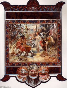 The Judgement Of Paris — Alphonse Mucha