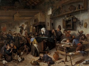 Een School Voor Jongens En Meisjes — Jan Steen