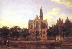 View Of The Westerkerk, Amsterdam — Jan Van Der Heyden