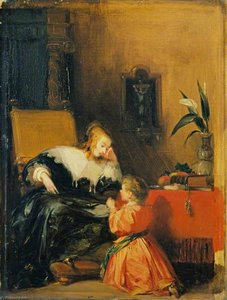 Child At Prayer — Richard Parkes Bonington