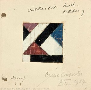 Studie Voor Contra Compositie Xxi — Theo Van Doesburg