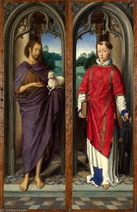 Deux Panneaux D'un Triptyque — Hans Memling