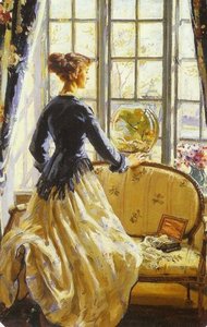 The Goldfish Bowl — Wilfred Gabriel De Glehn