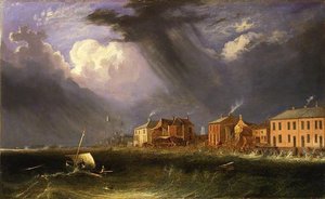 Great Gale At Yarmouth On Ash Wednesday — John Berney Crome