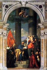 The Madonna Of The Pesaro Family — Titian Ramsay Peale Ii
