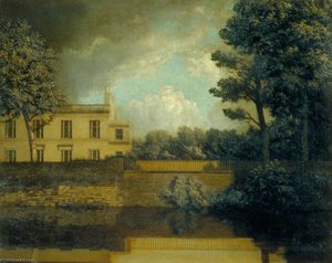 Canal Scene, Maida Vale — Algernon Cecil Newton