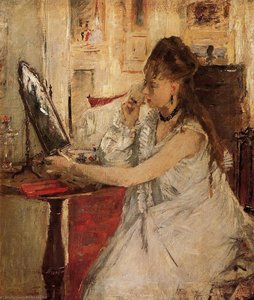 Young Woman Powdering Her Face — Berthe Morisot