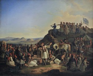 The Army-camp Of Karaiskakis — Theodoros Vryzakis