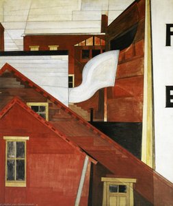 In The Provence (aka Roofs) — Charles Demuth