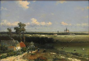 Vista De Haarlem — Jan Hendrik Weissenbruch