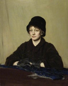 The Girl With A Tattered Glove — Sir William Nicholson