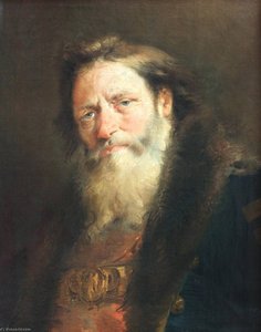 Head Of An Old Man — Giandomenico Tiepolo