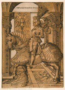 Kaiser Maximilian I. Zu Pferde — Hans Burgkmair