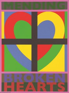 Sir Peter Blake Mending Broken Hearts — Peter Blake