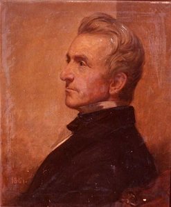 Portrait Of Hiram Mather, (painting) — George Peter Alexander Healy