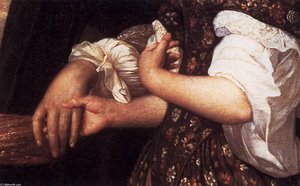 Elegant Couple In An Interior (detail) — Eglon Hendrik Van Der Neer