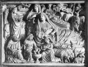 Annunciation, Birth Of Jesus And Adoration Of The Shepherds — Nikola Pizano