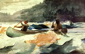 Shooting The Rapids — Winslow Homer