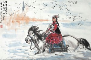 Riding In Manaisi By Huang Zhou — Huang Zhou
