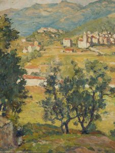 Italian Landscape — Edgar Wood