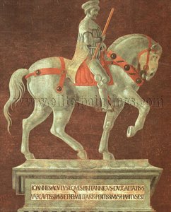 Monumento Funerario Per Giovanni Acuto, 1436, Duomo, Firenze — Paolo Uccello