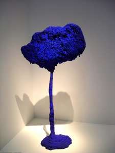 Tree, Large Blue Sponge — Yves Klein