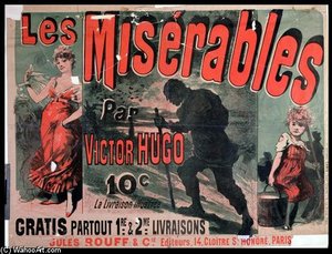 Oster Advertising The Publication Of 'les Miserables' — Jules Chéret