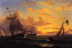 Fresh Breeze Of Sandy Hook — William Bradford