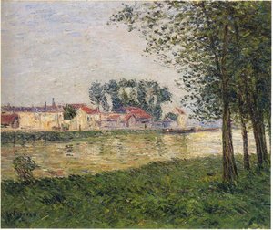 By The Oise At Parmain — Gustave Loiseau