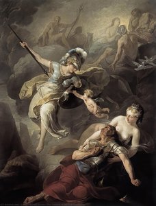 The Combat Of Mars And Minerva — ჟოზეფ ბენუა სუვე