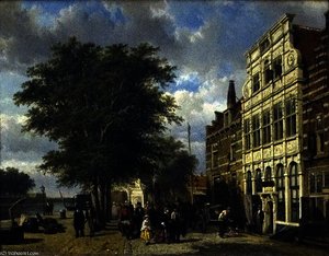 Port Of Middelburg — Cornelis Springer