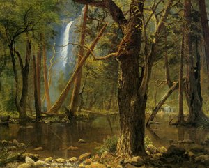 View In Yosemite Valley — Albert Bierstadt