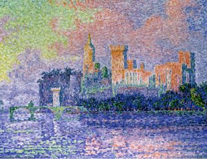 Evening, Avignon (château Des Papes) — Paul Signac