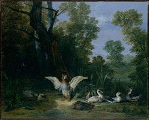 Ducks Resting In Sunshine — Jean-baptiste Oudry