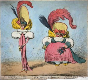 Short Bodied Gillray Fashion Caricature — James Gillray