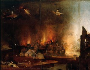 Die Versuchung Des Heiligen Antonius (detail) — Hieronymus Bosch