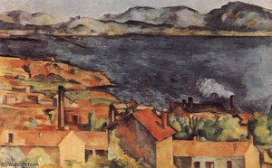 Widok Lestaque — Paul Cézanne