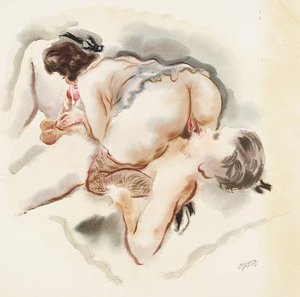 Erotic Scene — George Grosz