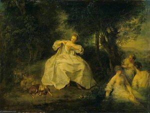 Women Bathing — Nicolas Lancret
