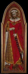 St Pontianus — Spinello Aretino