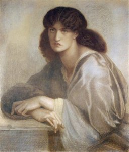 La Dama De La Ventana — Dante Gabriel Rossetti