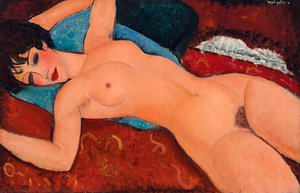 Red Nude — Amedeo Clemente Modigliani