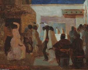 Candombe O Candombe Bajo La Luna — Pedro Figari