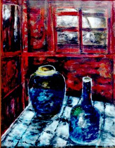 Blue Pot — Krishnaji Howlaji Ara