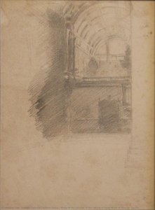 Studium Interiéru Kostela Marie Viktorské — António Carneiro